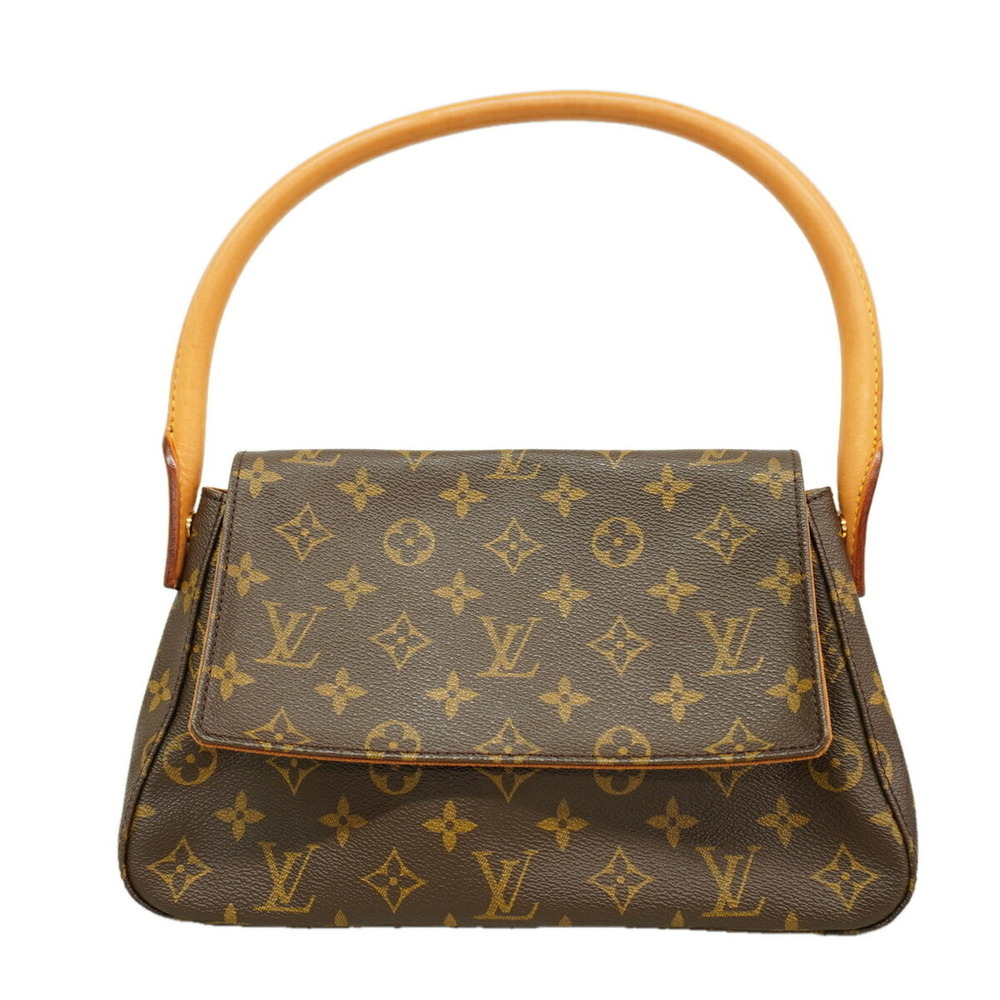 LOUIS VUITTON Brown Monogram Mini Looping Shoulder Bag